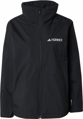 ADIDAS TERREX Outdoorová bunda 'Essentials'  čierna / biela