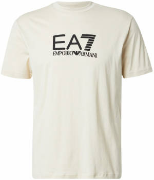 EA7 Emporio Armani Tričko 'Visibility'  šampanské / čierna
