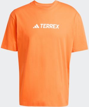ADIDAS TERREX Funkčné tričko  tmavooranžová / biela ako vlna