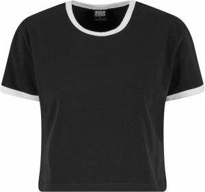 Urban Classics Tričko  čierna / biela