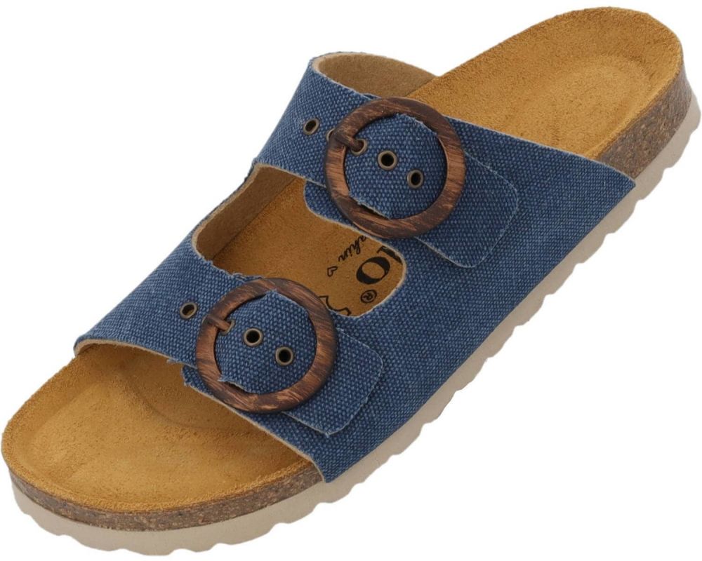 Palado by Sila Sahin Šľapky 'Andeci'  modrá / modrá denim