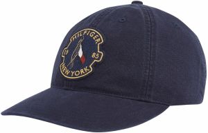 TOMMY HILFIGER Čiapka  béžová / námornícka modrá / červená / biela