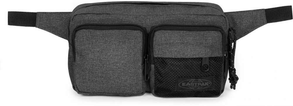 EASTPAK Ľadvinka  čierna / čierna melírovaná