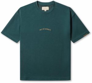 Pas De Monaco Tričko 'BRODERIE'  žltá / zelená