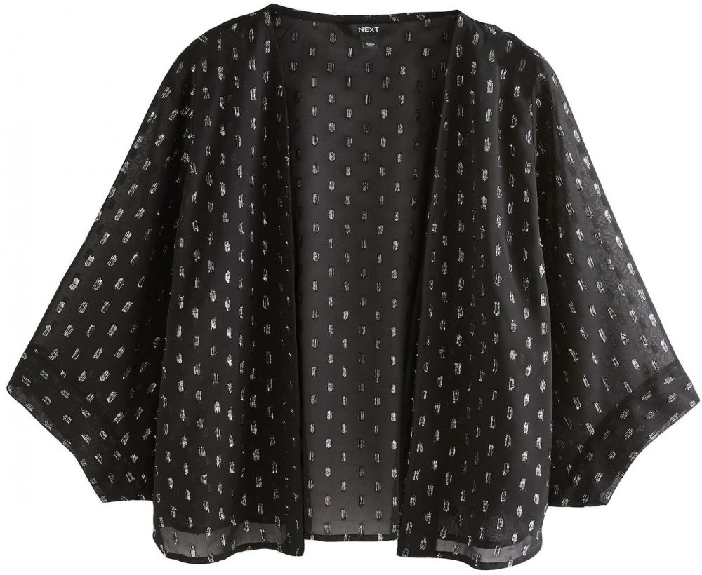 Next Kimono  čierna / strieborná
