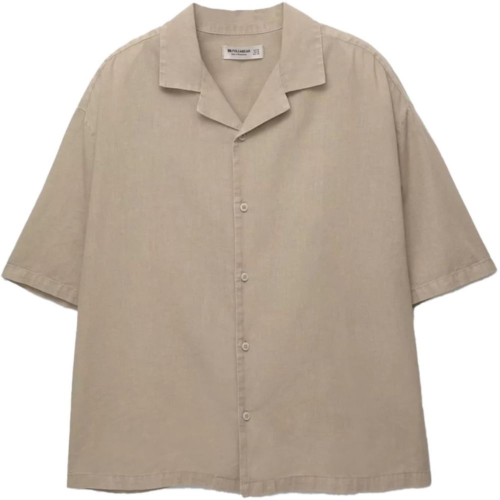 Pull&Bear Košeľa  svetlohnedá