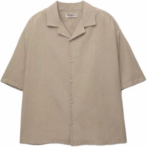 Pull&Bear Košeľa  svetlohnedá