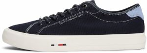 TOMMY HILFIGER Nízke tenisky  námornícka modrá / opálová / biela