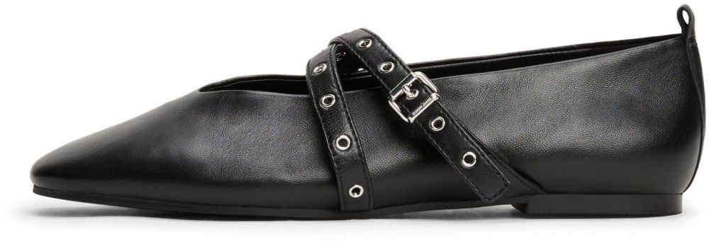 Tommy Jeans Baleríny s ramienkom  čierna