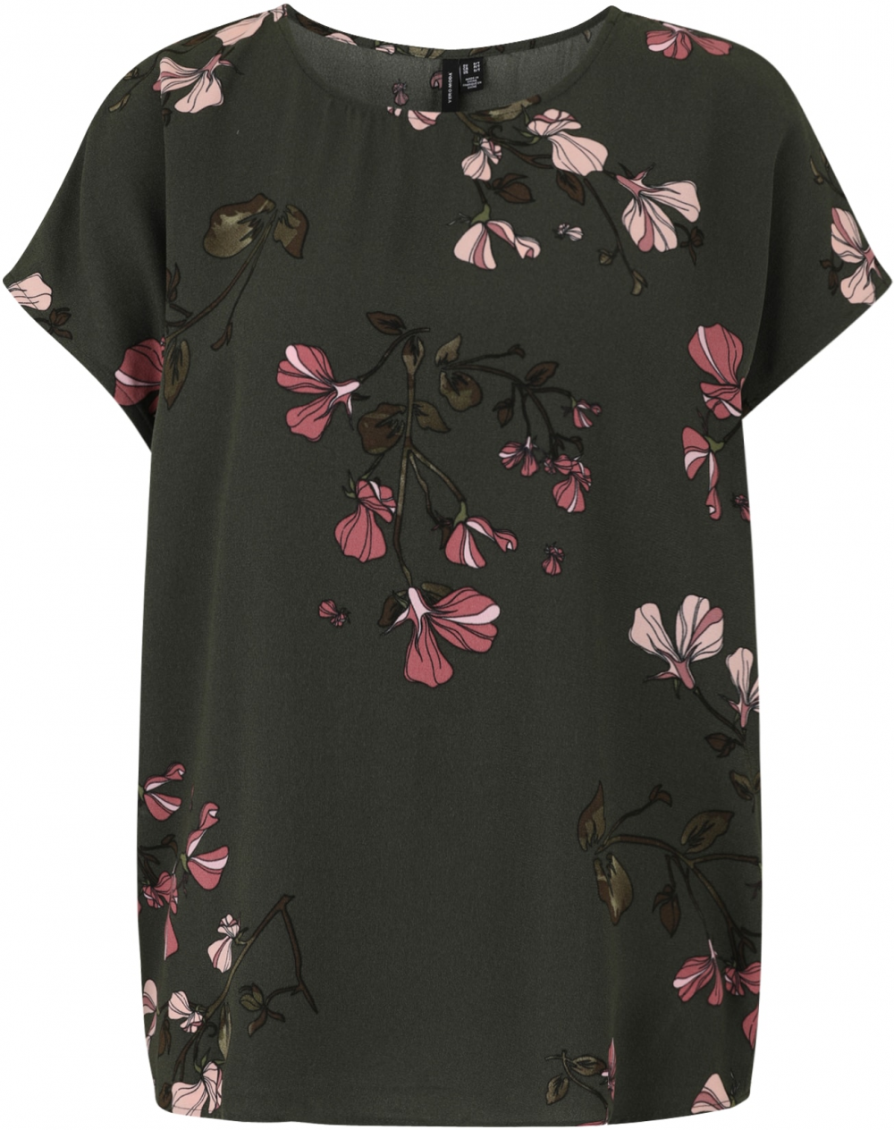 Vero Moda Tall Blúzka 'VMNEWHALLIE'  jedľová / púdrová / staroružová