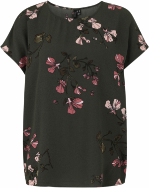 Vero Moda Tall Blúzka 'VMNEWHALLIE'  jedľová / púdrová / staroružová