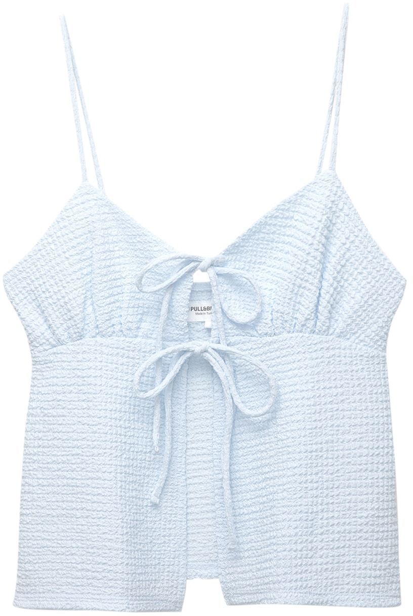 Pull&Bear Top  svetlomodrá