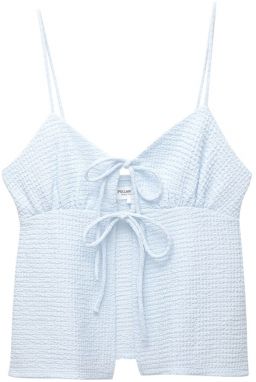 Pull&Bear Top  svetlomodrá