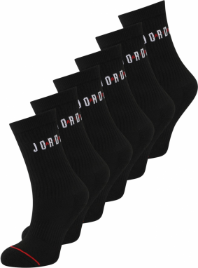 Jordan Ponožky 'Everyday'  ohnivo červená / čierna / biela