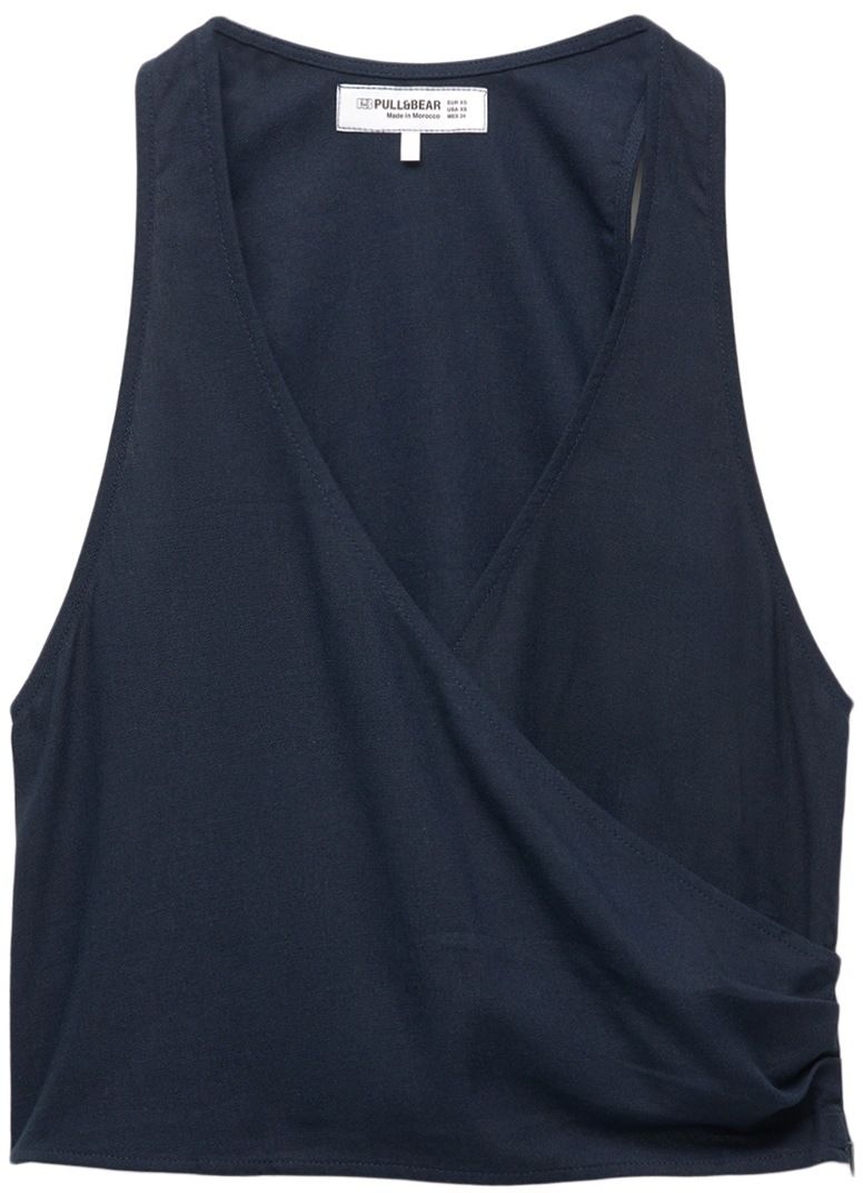 Pull&Bear Top  námornícka modrá