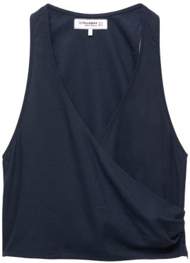 Pull&Bear Top  námornícka modrá