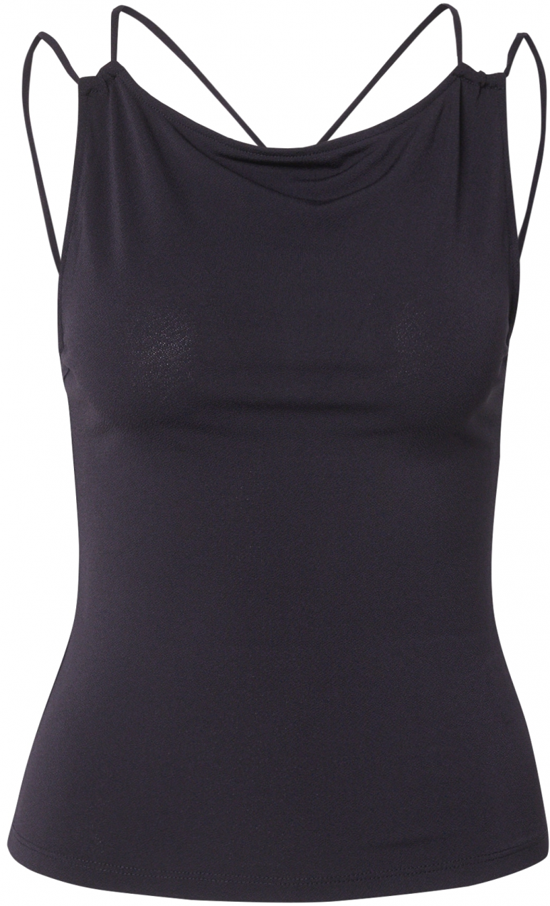 WEEKDAY Top 'Rylie'  čierna