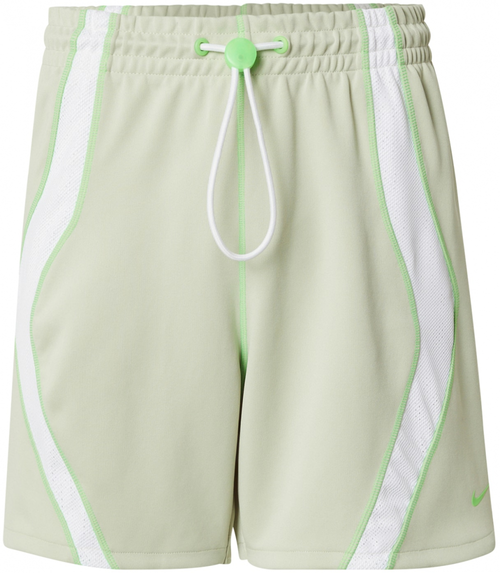 Nike Sportswear Nohavice  zelená / biela