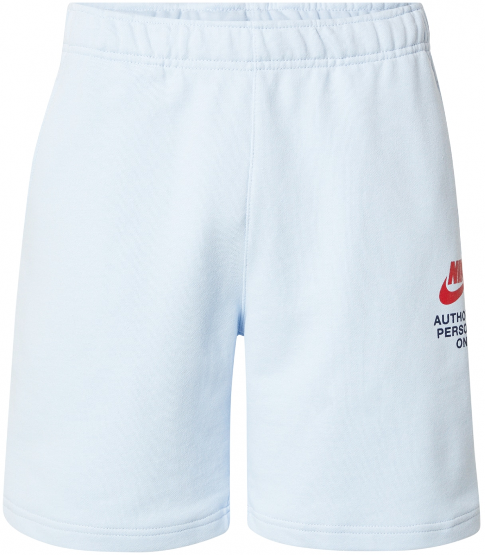 Nike Sportswear Nohavice  námornícka modrá / pastelovo modrá / červená