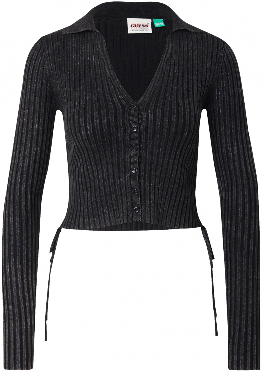 GUESS Originals Kardigán  čierna melírovaná