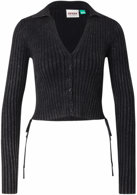 GUESS Originals Kardigán  čierna melírovaná