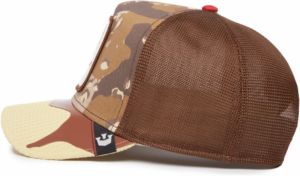 GOORIN Bros. Čiapka 'Rocky Road'  šampanské / hnedá / karamelová / šedobiela