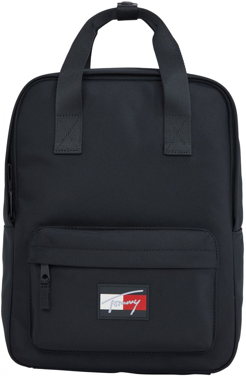 TOMMY HILFIGER Batoh  tmavomodrá / tmavomodrá / biela