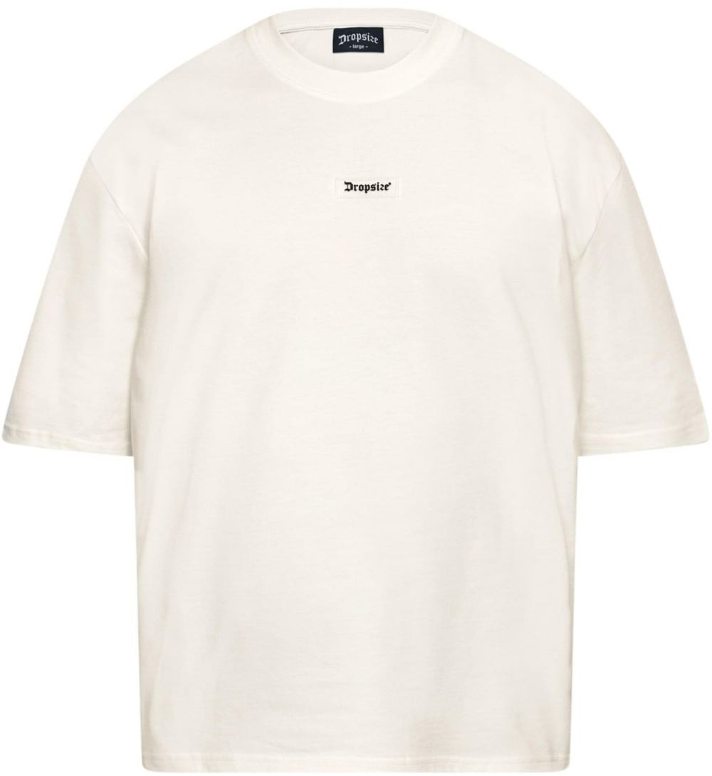 Dropsize Tričko  krémová / čierna
