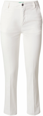 UNITED COLORS OF BENETTON Chino nohavice  biela