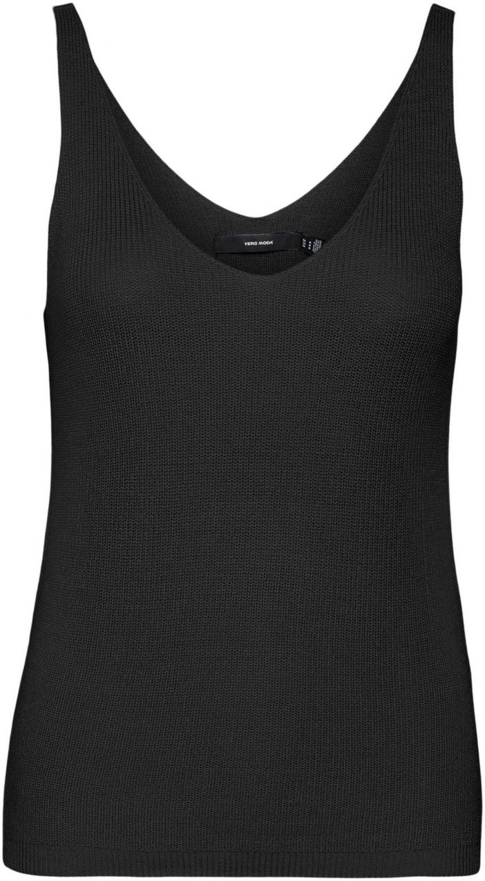 VERO MODA Vyšívaný top 'VMNEW LEX'  čierna