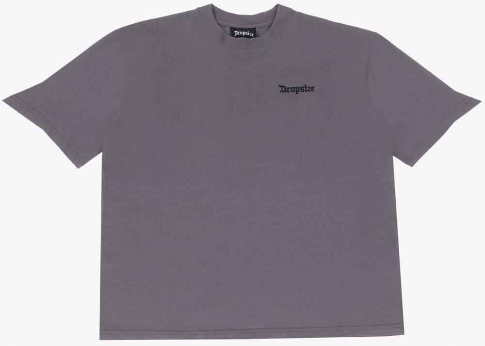 Dropsize Tričko  sivá / čierna
