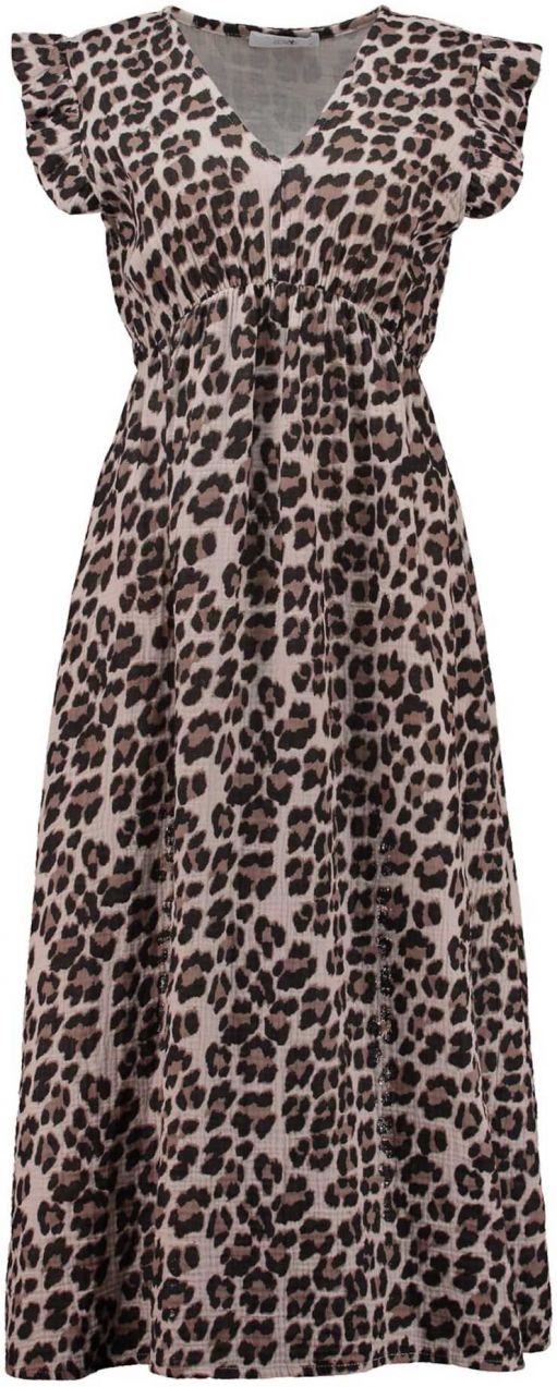 Hailys Letné šaty 'Di44ana'  tmelová / kapučíno / tmavohnedá