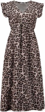 Hailys Letné šaty 'Di44ana'  tmelová / kapučíno / tmavohnedá