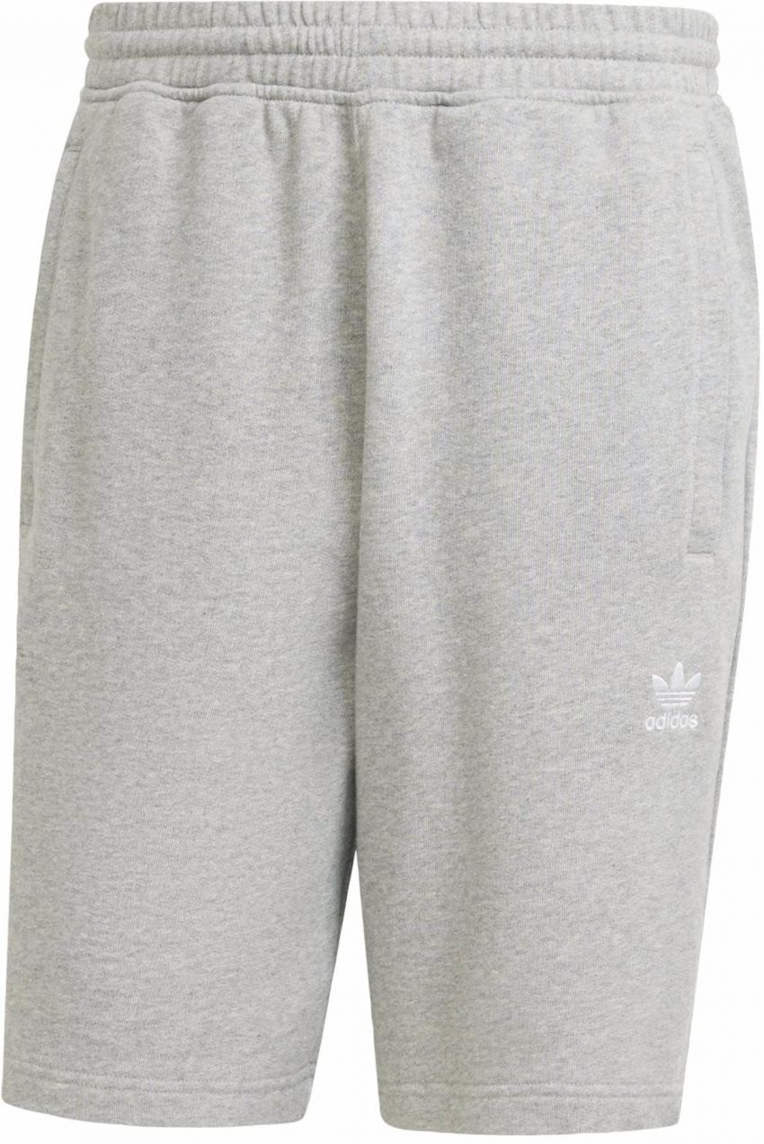ADIDAS ORIGINALS Nohavice 'Essentials Trefoil'  sivá melírovaná / biela