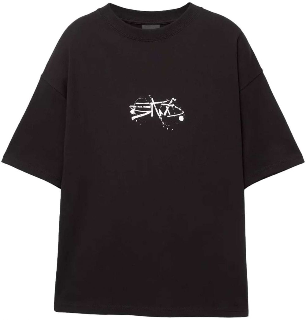Pull&Bear Tričko  čierna / biela
