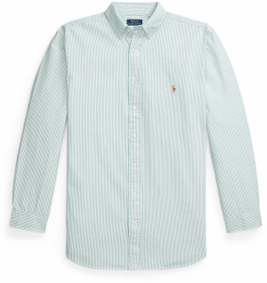 Polo Ralph Lauren Big & Tall Košeľa 'CLASSIC'  zelená / biela
