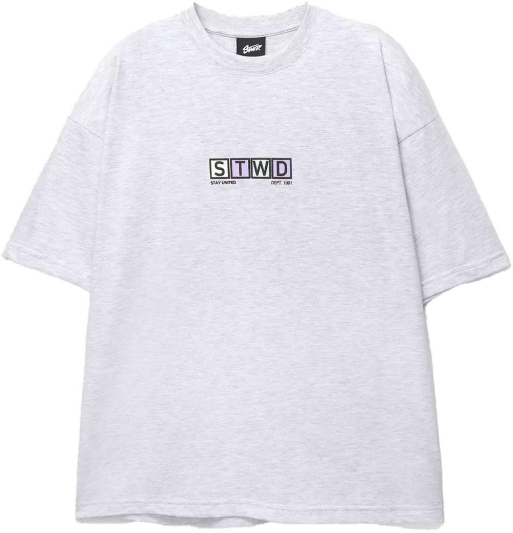 Pull&Bear Tričko  svetlosivá / pastelovo zelená / svetlofialová / čierna