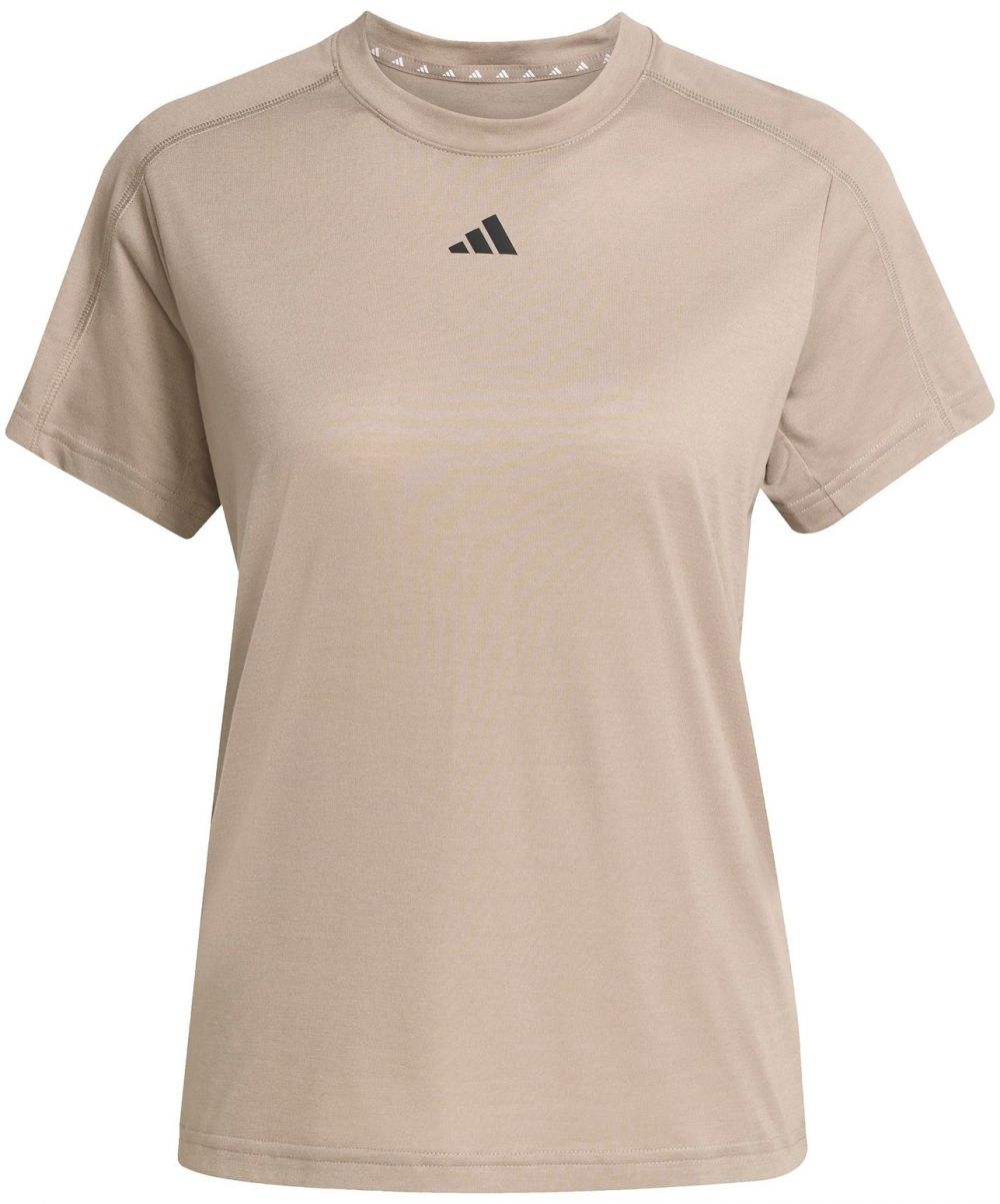 ADIDAS PERFORMANCE Funkčné tričko 'Train Essentials'  kapučíno / čierna