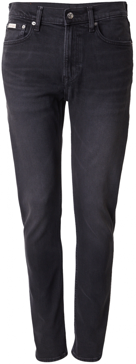 Calvin Klein Jeans Džínsy 'ESSNTL'  čierny denim