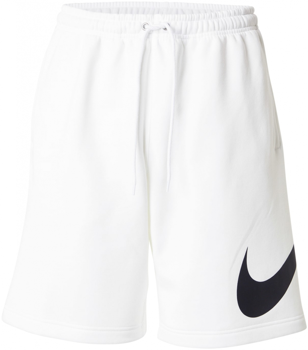 Nike Sportswear Nohavice 'CLUB'  čierna / biela