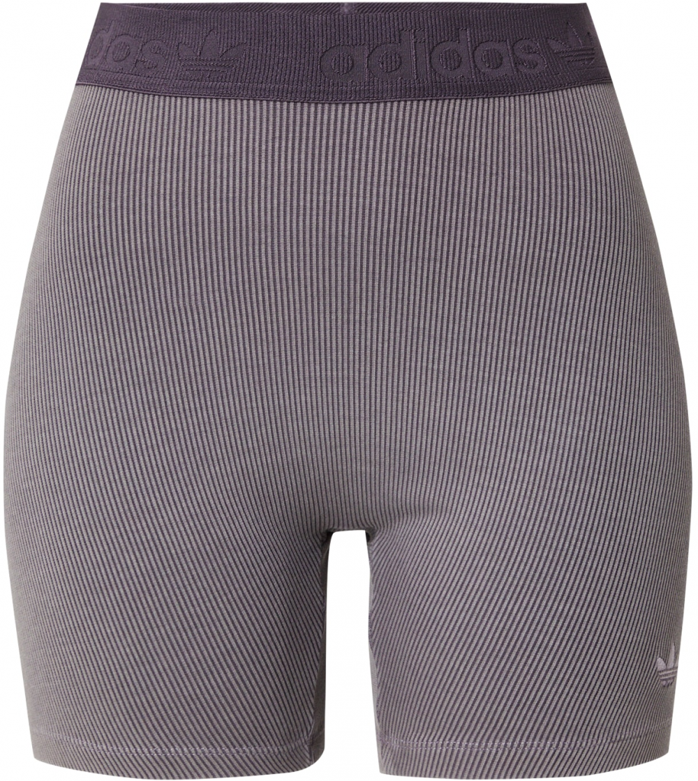 ADIDAS ORIGINALS Legíny  dymovo šedá / tmavofialová