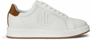 Lauren Ralph Lauren Nízke tenisky 'AINSLEY'  karamelová / biela