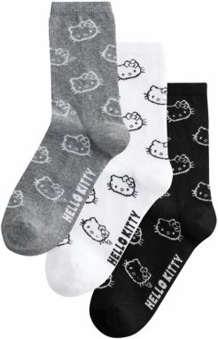 Next Ponožky  sivá / čierna / biela