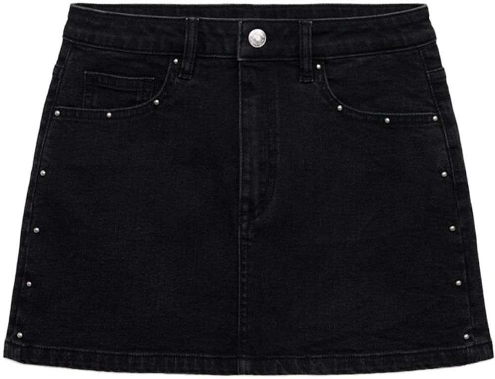 MANGO TEEN Sukňa 'PARTYF'  čierny denim