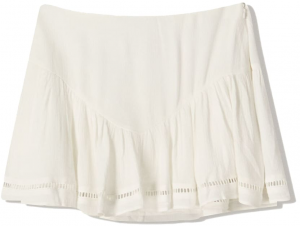Bershka Sukňa  šedobiela