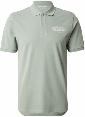 JACK & JONES Tričko 'JJMAKOTO'  pastelovo zelená