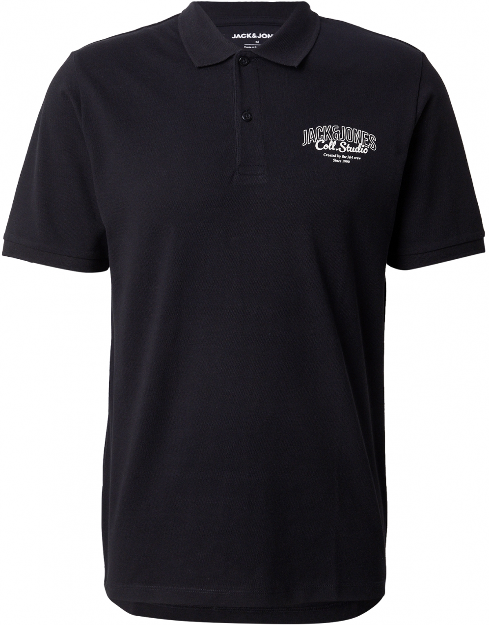 JACK & JONES Tričko 'JJMAKOTO'  čierna / biela