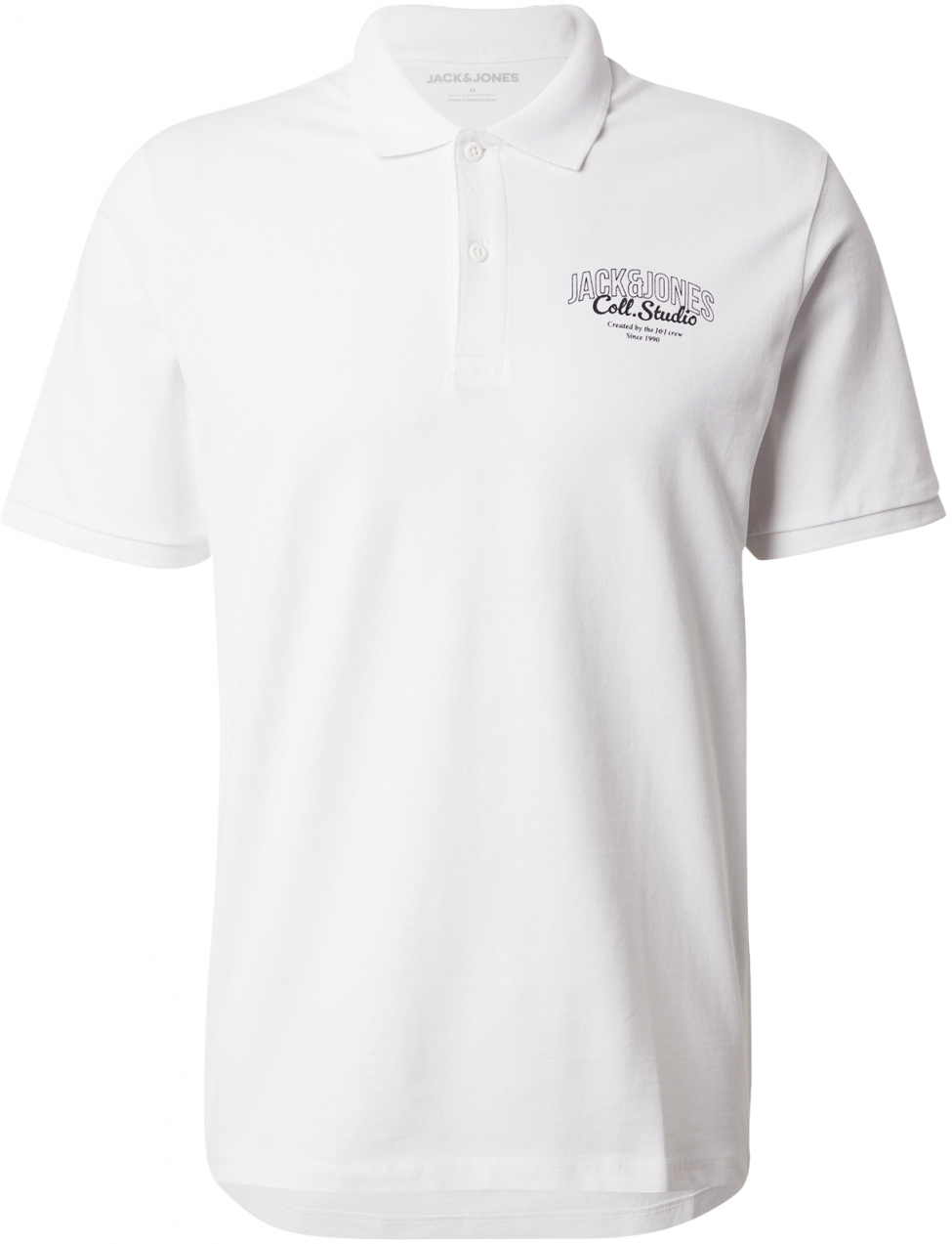 JACK & JONES Tričko 'JJMAKOTO'  čierna / biela