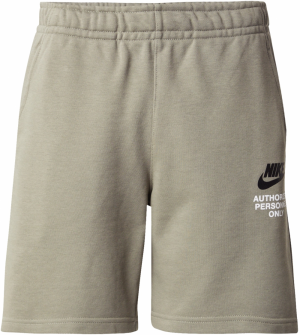 Nike Sportswear Nohavice  kaki / čierna / biela