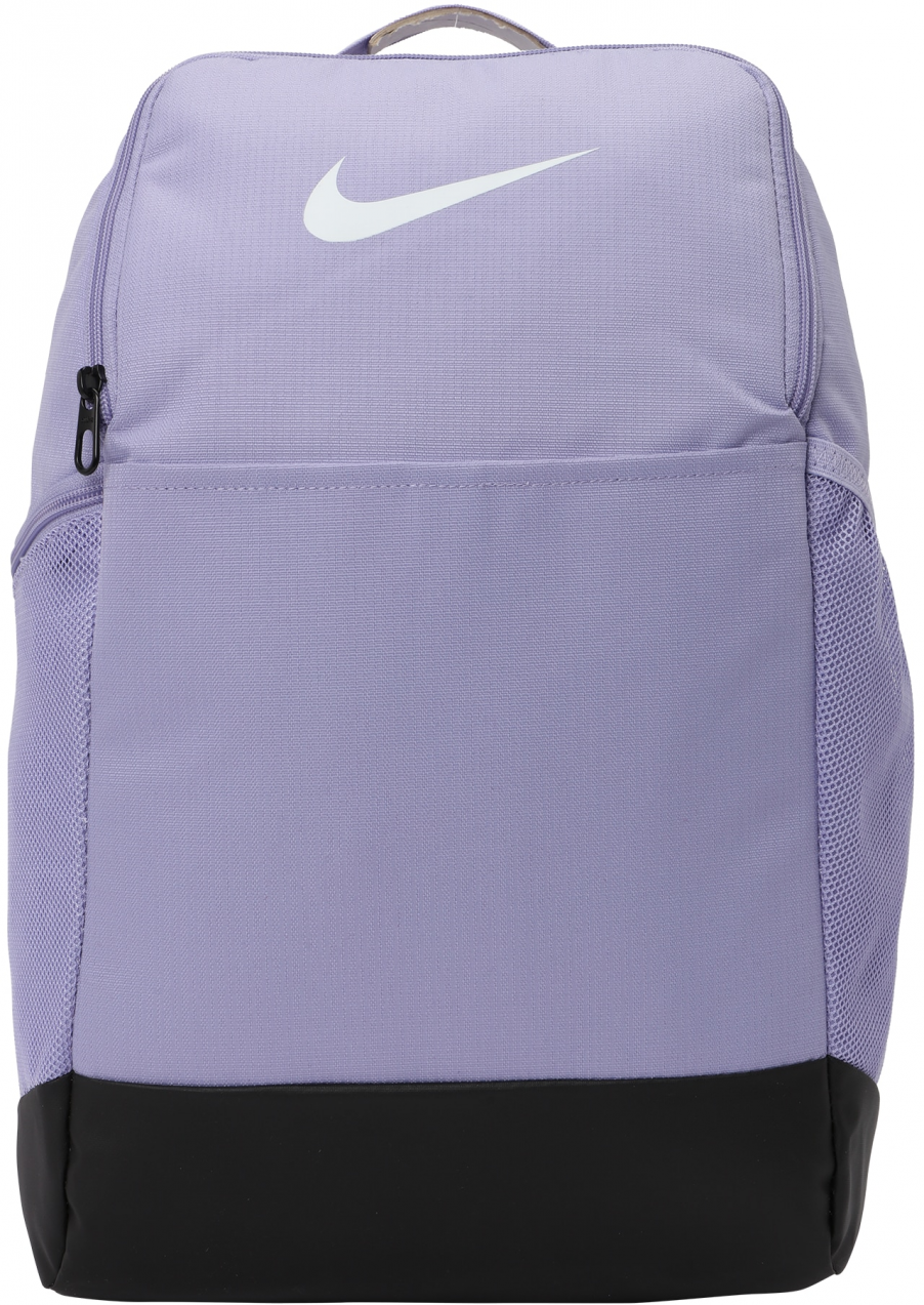 NIKE Športový batoh 'Brasilia 9.5'  fialová / čierna / biela
